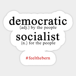 Democratic Socialist Sticker